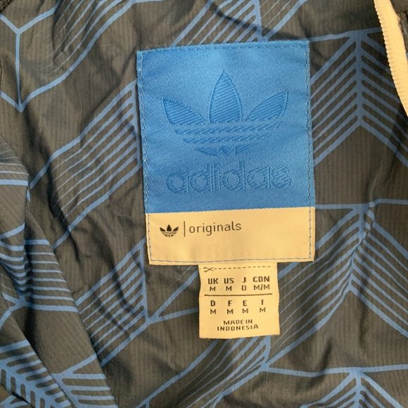 ADIDAS HZO UNITED CLUB RETRO SOCCER FOOTBALL HOODED JACKET WINDBREAKER Men's M - Picture 8 of 16